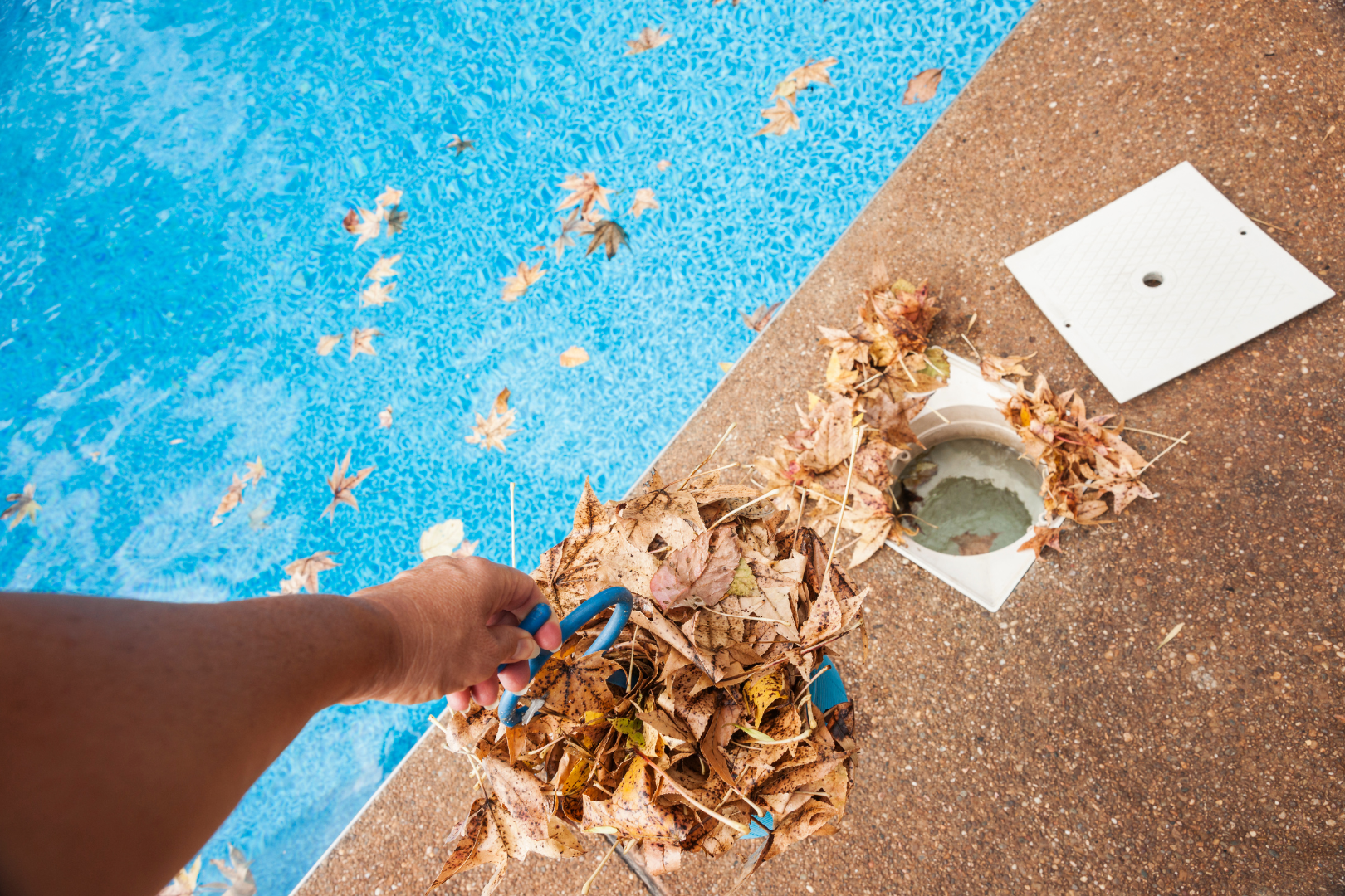 Pool skimmer repair